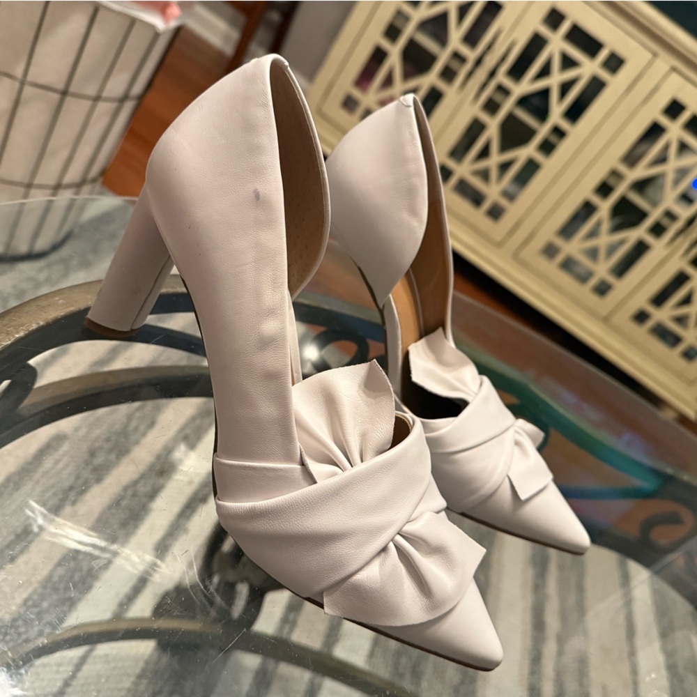 Nic+Zoe Valentina white heels size 8.5